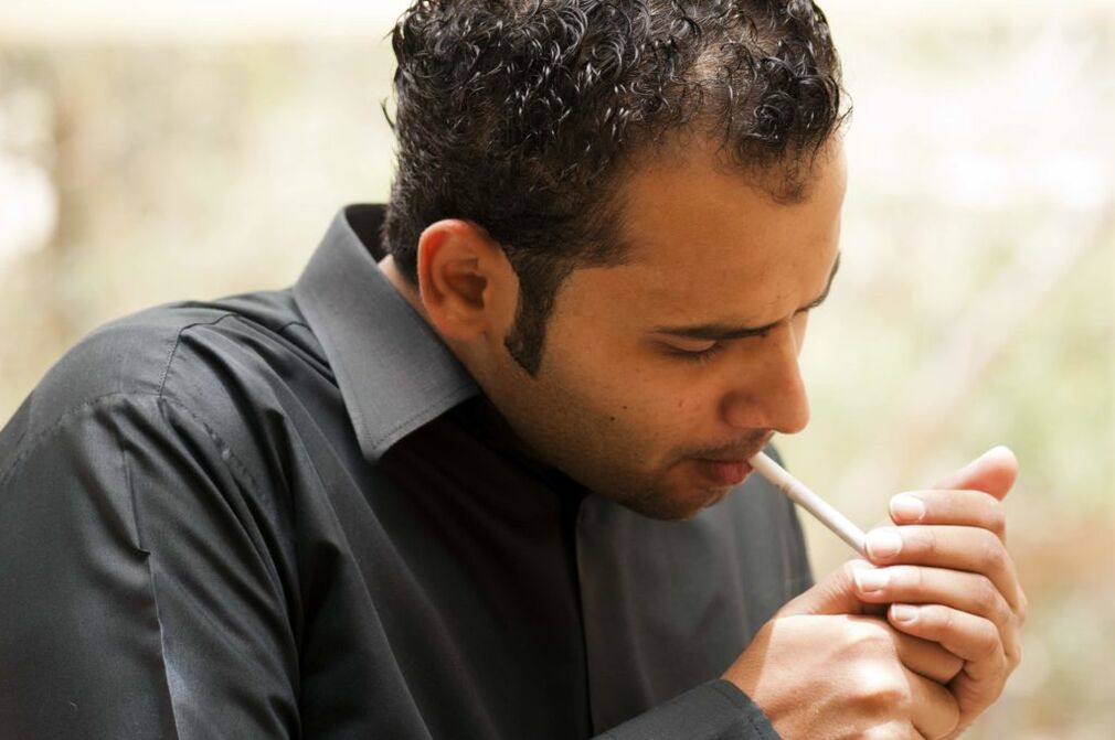 smēķēšana kā abakteriāla prostatīta cēlonis