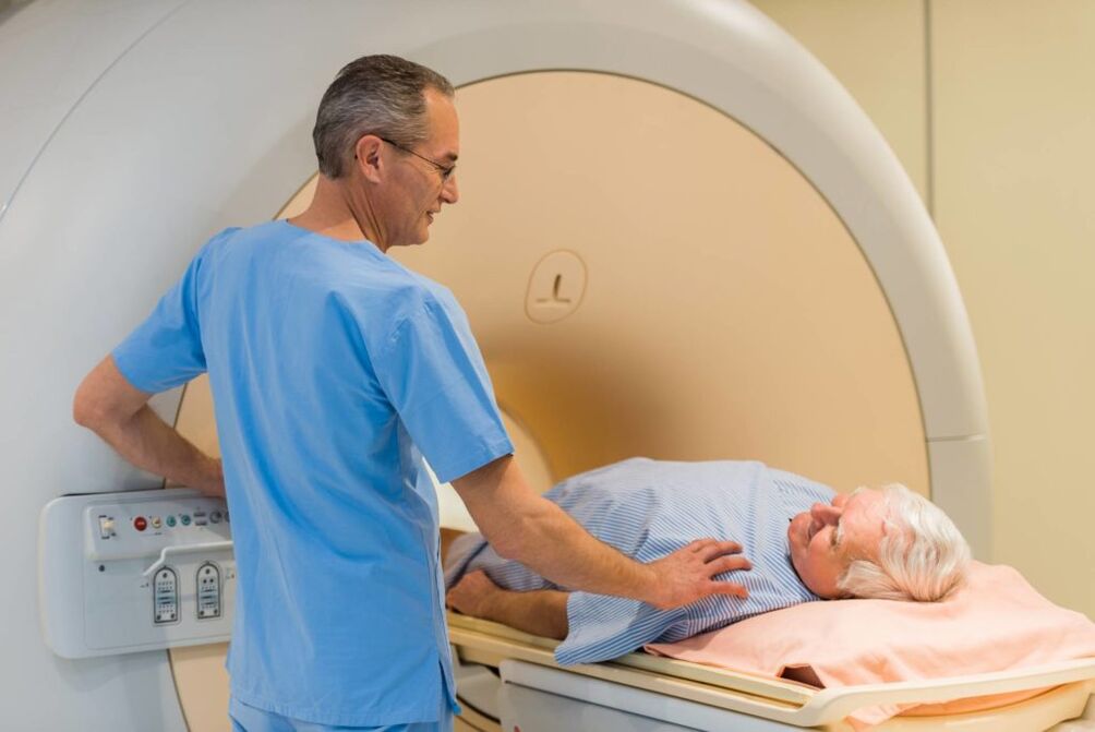 MRI diagnostika calculous prostatīts