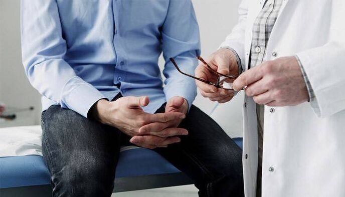 došanās pie ārsta, lai izrakstītu zāles prostatīta ārstēšanai