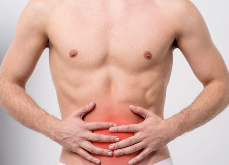 sāpes vēdera lejasdaļā hroniska bakteriāla prostatīta gadījumā